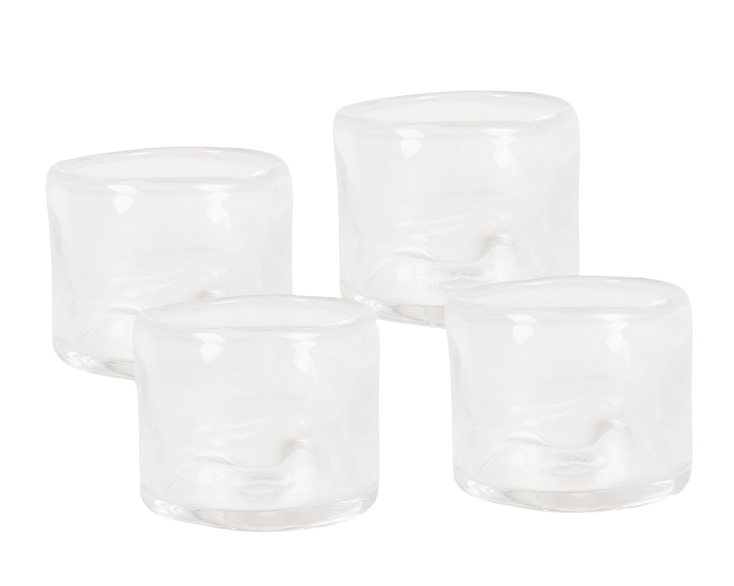 FRAMA 0405 Glass Set of Four | Clear | Wide