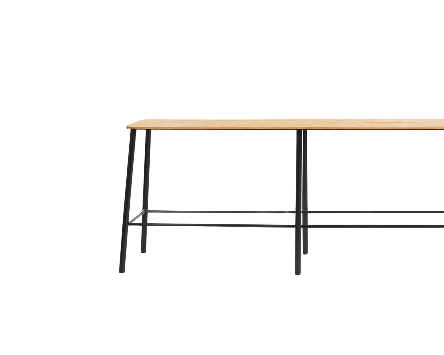 FRAMA Adam Bench | Black / Oak | L160