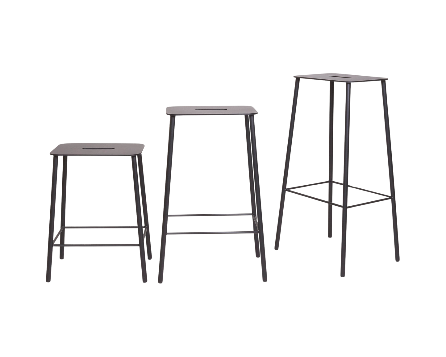 FRAMA Adam Stool Mono | Black | H76