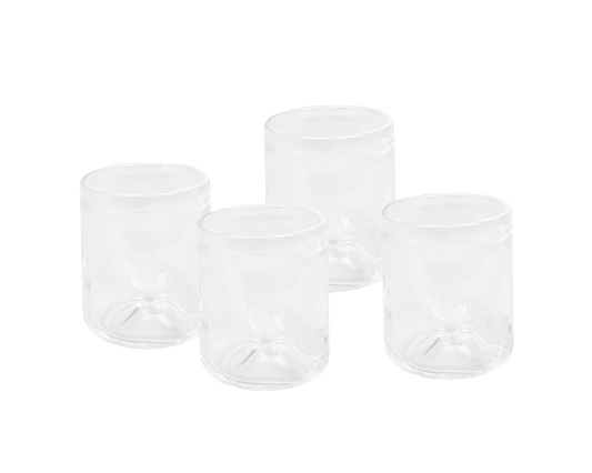 FRAMA 0405 Glass Set of Four | Clear | Small