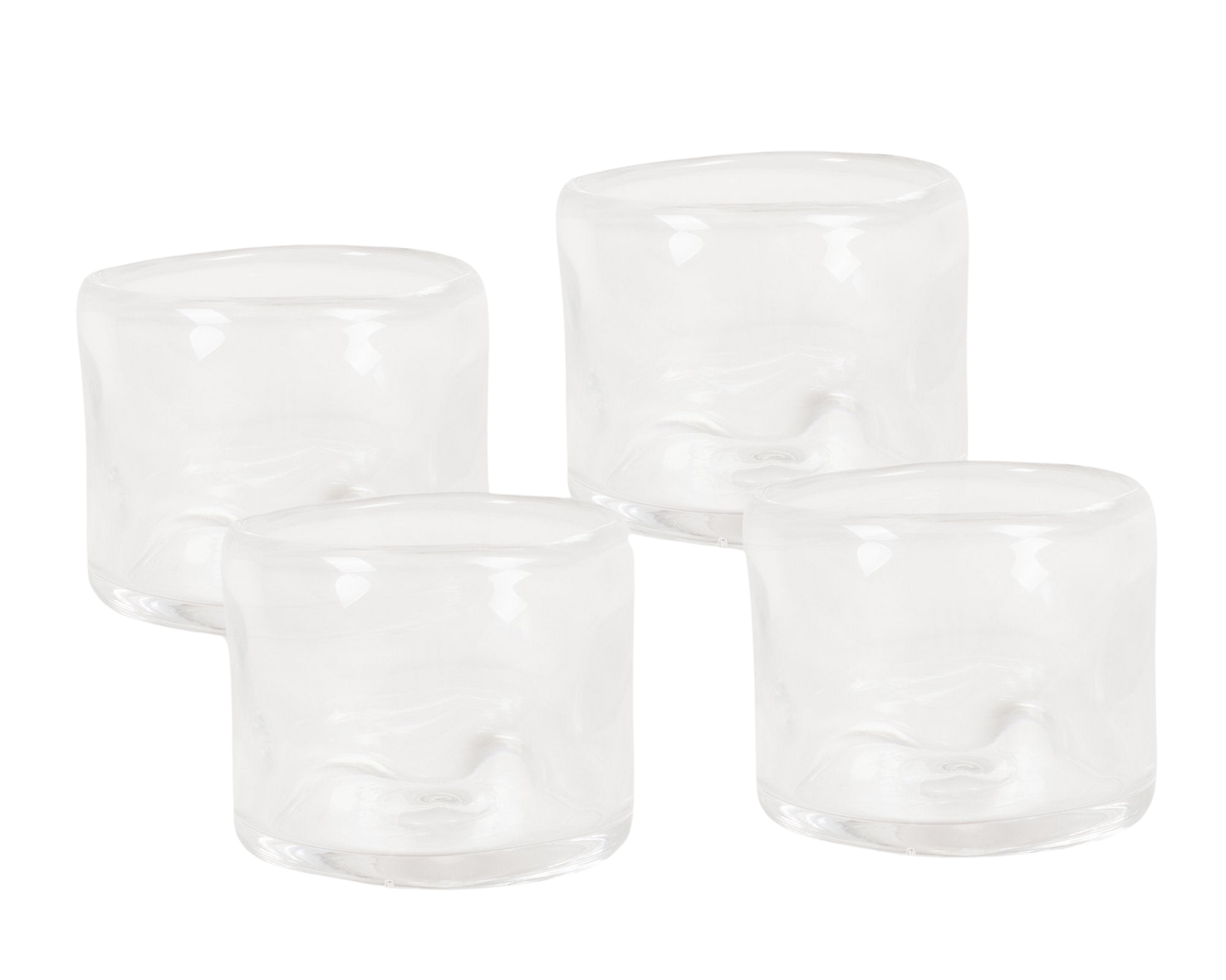 FRAMA 0405 Glass Set of Four | Clear | Wide