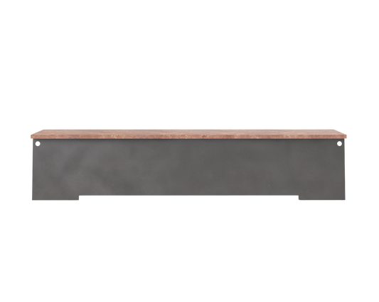 FRAMA 64 Bench | Blackened Steel / Red Negrais