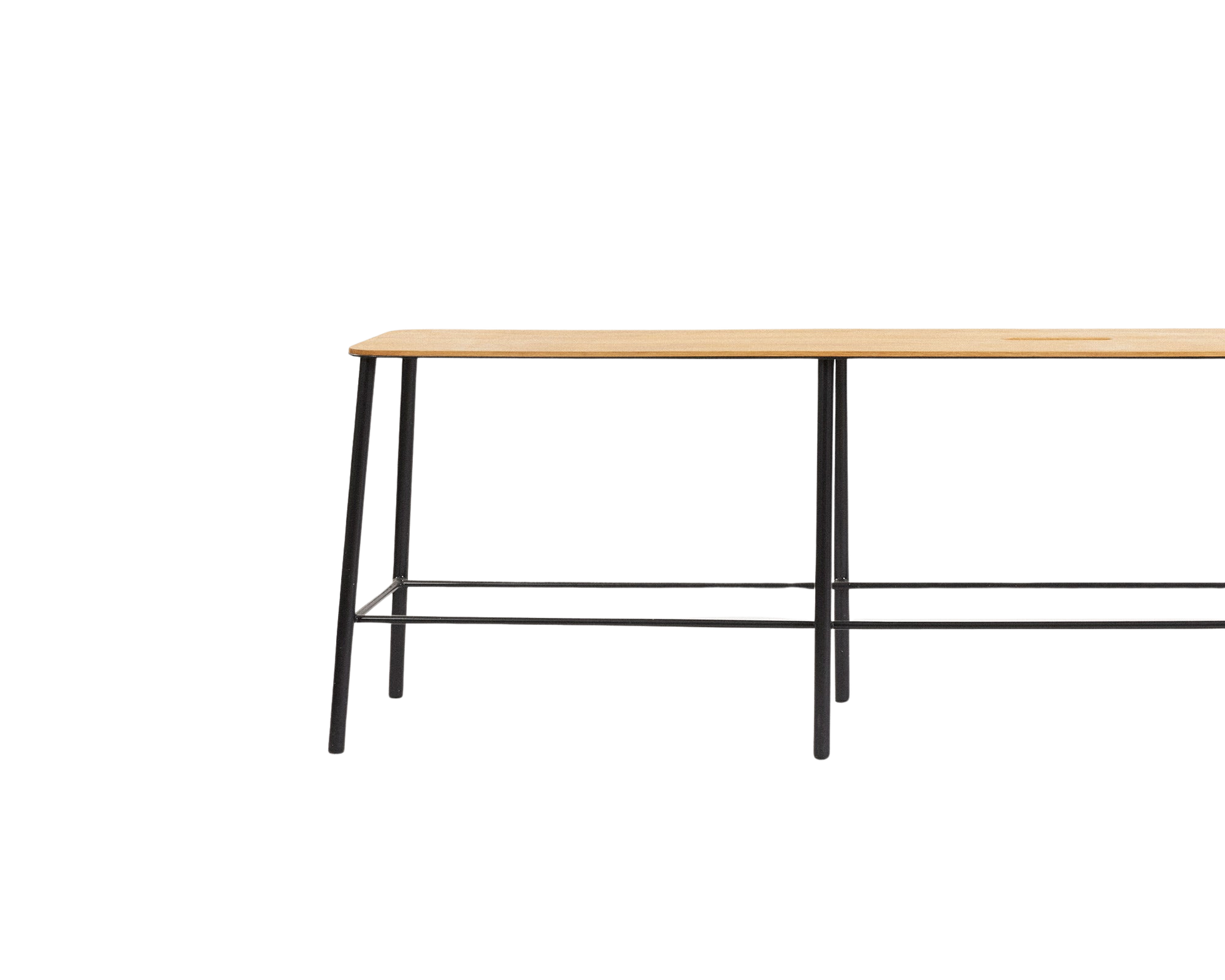 FRAMA Adam Bench | Black / Oak | L160