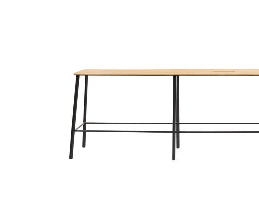 FRAMA Adam Bench | Black / Oak | L160
