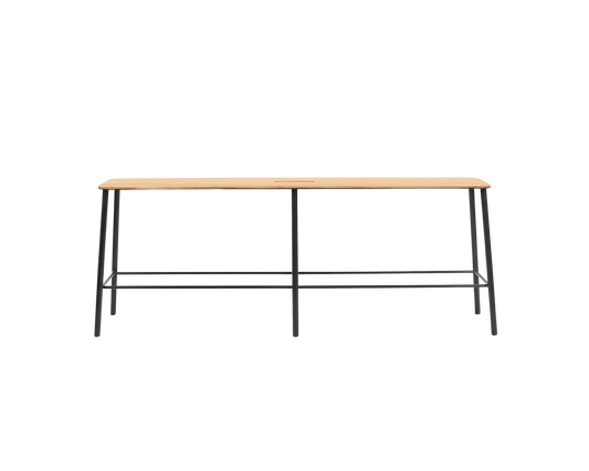 FRAMA Adam Bench | Black / Oak | L120