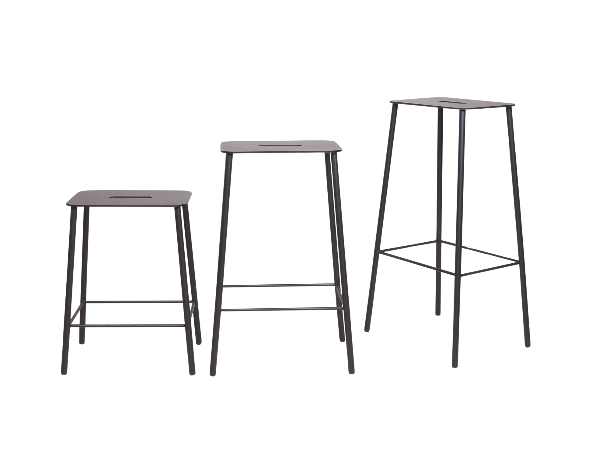 FRAMA Adam Stool Mono | Black | H65